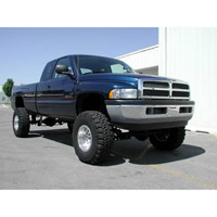 94-02 Dodge Ram 3500 Pickup Base,  Quad Cab Tuff Country Lift Kit - (5 in.) (Includes Spring Tower, Control Arms, Track Bar Relocating Bracket, Track Bar Kicker Support, Sway Bar Bracket, Add-A-Leaf, Center Pins, 5.5 in. Blocks, U-Bolts, Hardware)