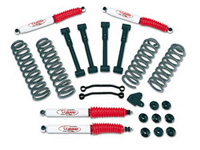 04-06 Jeep Wrangler (97-06Lj) Unlimited Rubicon,  Unlimited Tuff Country Lift Kit - (4 in.) (Includes Coil Springs, Track Bar Relocation Bracket, Shifting Linkage Bracket, Control Arms, Sway Bar End links, Hardware)