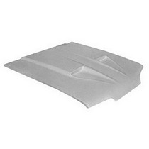 87-93 Ford Mustang US Body Source Fiberglass Hood - Heavy Duty, Mach-I Dominator 3