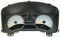 05-08 Chevrolet Cobalt, 110 MPH, 8000 Tach, 05-08 GMC Canyon US Speedo Gauge Faces - Daytona GA (Silver)