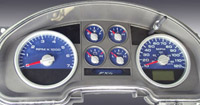 04-06 Ford F150 FX4 US Speedo Gauge Faces - Daytona GA (Blue)