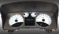 06-08 Hummer H3 US Speedo Gauge Faces - Daytona GA (White)