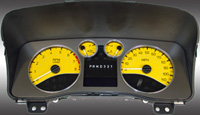 06-08 Hummer H3 US Speedo Gauge Faces - Daytona GA (Yellow)