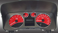 06-08 Hummer H3 US Speedo Gauge Faces - Daytona GA (Red)