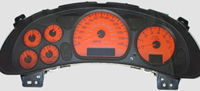 00-05 Chevrolet Monte Carlo, 6 GA Model, Only 140 MPH US Speedo Gauge Faces - Daytona GA (Orange)
