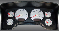 02-05 Dodge Ram, Gas US Speedo Gauge Faces - Daytona GA (Silver)