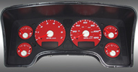 02-05 Dodge Ram, Gas US Speedo Gauge Faces - Daytona GA (Red)