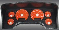 02-05 Dodge Ram, Gas US Speedo Gauge Faces - Daytona GA (Orange)