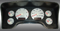 02-05 Dodge Ram, Diesel US Speedo Gauge Faces - Daytona GA (Silver)