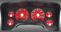 02-05 Dodge Ram, Diesel US Speedo Gauge Faces - Daytona GA (Red)