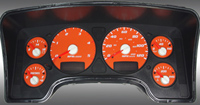 02-05 Dodge Ram, Diesel US Speedo Gauge Faces - Daytona GA (Orange)