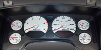 06-07 Dodge Ram, Diesel US Speedo Gauge Faces - Daytona GA (Silver)