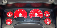 06-07 Dodge Ram, Diesel US Speedo Gauge Faces - Daytona GA (Red)