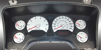 06-07 Dodge Ram, Gas US Speedo Gauge Faces - Daytona GA (Silver)