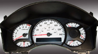 04-07 Nissan Armada, 140 MPH, 7000 Tach, 04-07 Nissan Titan, 140 MPH, 7000 Tach US Speedo Gauge Faces - Daytona GA (White)