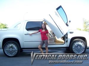 07-13 Cadillac EXT Vertical Doors Inc Lambo Doors - Direct Bolt On Kit
