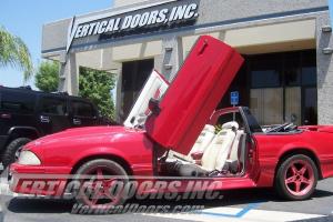 79-93 Ford Mustang  2 Dr Vertical Doors Inc Bolt-On Lambo Door Kit