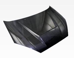 2000-2004 Ford Focus 2dr/4dr VIS Carbon Fiber Hood - Invader Style