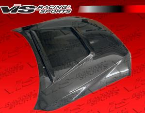 2000-2005 Lexus IS300 4dr VIS Carbon Fiber Hood - Tracer Style - Black