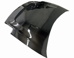 2000-2005 Mitsubishi Eclipse 2dr VIS Carbon Fiber Hood - JS Style