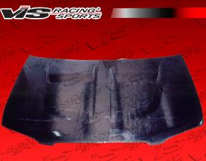 2000-2003 Nissan Sentra 4dr VIS Carbon Fiber Hood - Xtreme GT Style