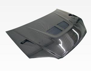 2001-2003 Honda Civic 2dr/4dr VIS Carbon Fiber Hood - EVO  Style