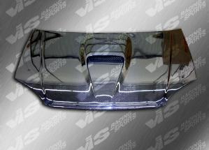 2001-2003 Honda Civic 2dr/4dr VIS Carbon Fiber Hood - G Force Style