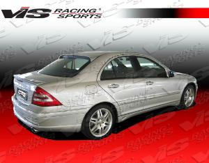 01-07 Mercedes C- Class W203 4dr VIS Racing Paintable Wings - Laser Roof Spoiler