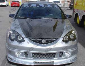 2002-2006 Acura RSX 2dr VIS Carbon Fiber Hood - Invader Style