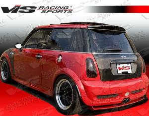 02-06 Mini Cooper S 2dr VIS Racing Euro Tech Rear Diffuser