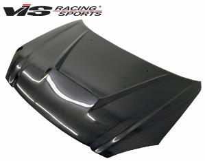 2002-2004 Nissan Altima 4dr VIS Carbon Fiber Hood - Invader Style