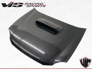 2002-2003 Subaru WRX 4dr VIS Carbon Fiber Hood - STI Style