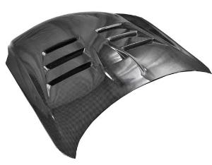 2003-2007 Infiniti G35 2dr VIS Carbon Fiber Hood - EVO Style