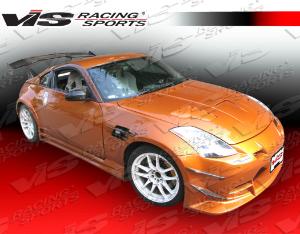 03-08 Nissan 350Z 2dr VIS Racing Blade Fender Flares (Front and Back)