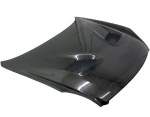 2003-2006 Nissan 350Z 2dr VIS Carbon Fiber Hood - Terminator 2 Style