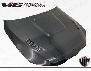 2004-2010 BMW 5 SERIES(E60) 4dr VIS Carbon Fiber Hood - XTS Style - Black