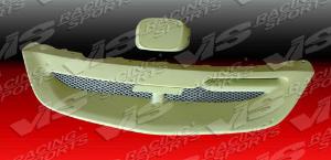 04-05 Honda Civic HB VIS Racing Techno R Front Grille (Fiberglass)