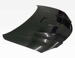 2004-2009 Mazda 3 4dr VIS Carbon Fiber Hood - Fuzion Style