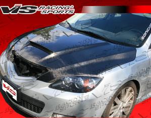 2004-2009 Mazda 3 HB VIS Carbon Fiber Hood - M Speed Style