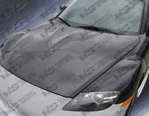 2004-2012 Mazda RX8 2dr VIS Racing Carbon Fiber Hood - OEM Style