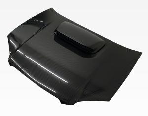 2004-2005 Subaru WRX 4dr VIS Carbon Fiber Hood - OEM/Scoop Style