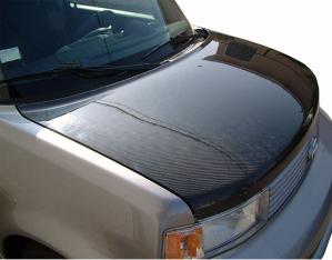 2004-2006 Scion XB 4dr VIS Carbon Fiber Hood - OEM Style