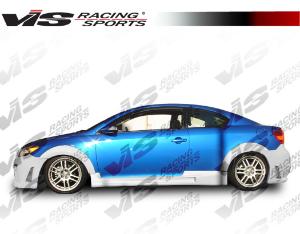 05-10 Scion TC 2dr VIS Racing Fiberglass Fenders - Octane Flare Set