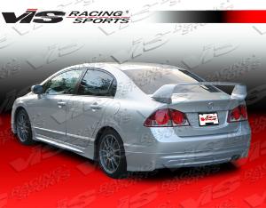 06-08 Honda Civic 4dr, 06-09 Honda Civic 4dr VIS Racing Paintable Wings - Techno R Spoiler