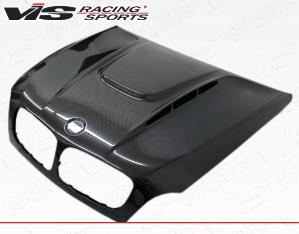 2007-2012 BMW X5 (E70) 4dr VIS Carbon Fiber Hood - EVO GT Style - Black