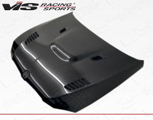 2007-2010 BMW 3 SERIES(E92) 2dr VIS Carbon Fiber Hood - XTS Style - Black