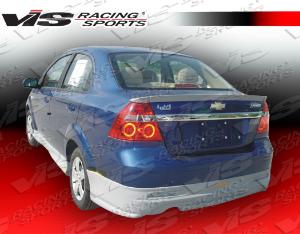 07-08 Chevrolet Aveo 4dr VIS Racing Paintable Wings - Fuzion Spoiler