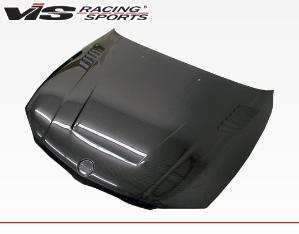 2008-2012 BMW 1 SERIES(E82) 2dr VIS Carbon Fiber Hood - XTS Style - Black