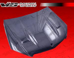 2008-2011 Mercedes C-Class C63 4dr VIS Carbon Fiber Hood - DTM Style