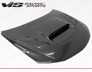 2008-2014 Subaru WRX HB/4dr VIS Racing Carbon Fiber Hood - Terminator Style